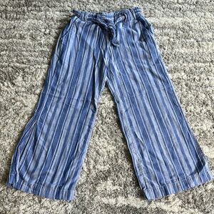 Ban Jara Side Slit Bohemian Wide Leg linen Blend Pants